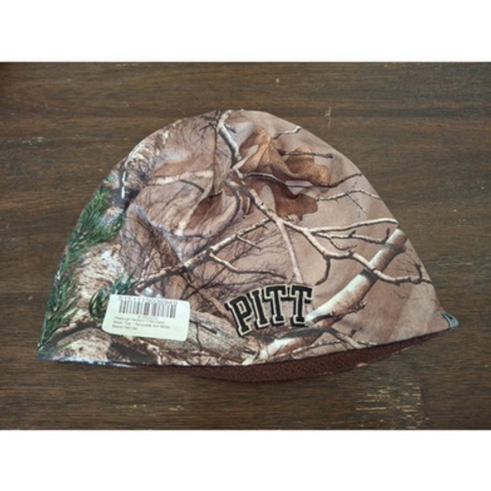 Pittsburgh Panthers TOW Camo Brown Reversible Knit Winter Beanie/Hat - NWT!